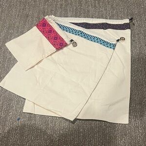 Tory Burch drawstring dust bag set